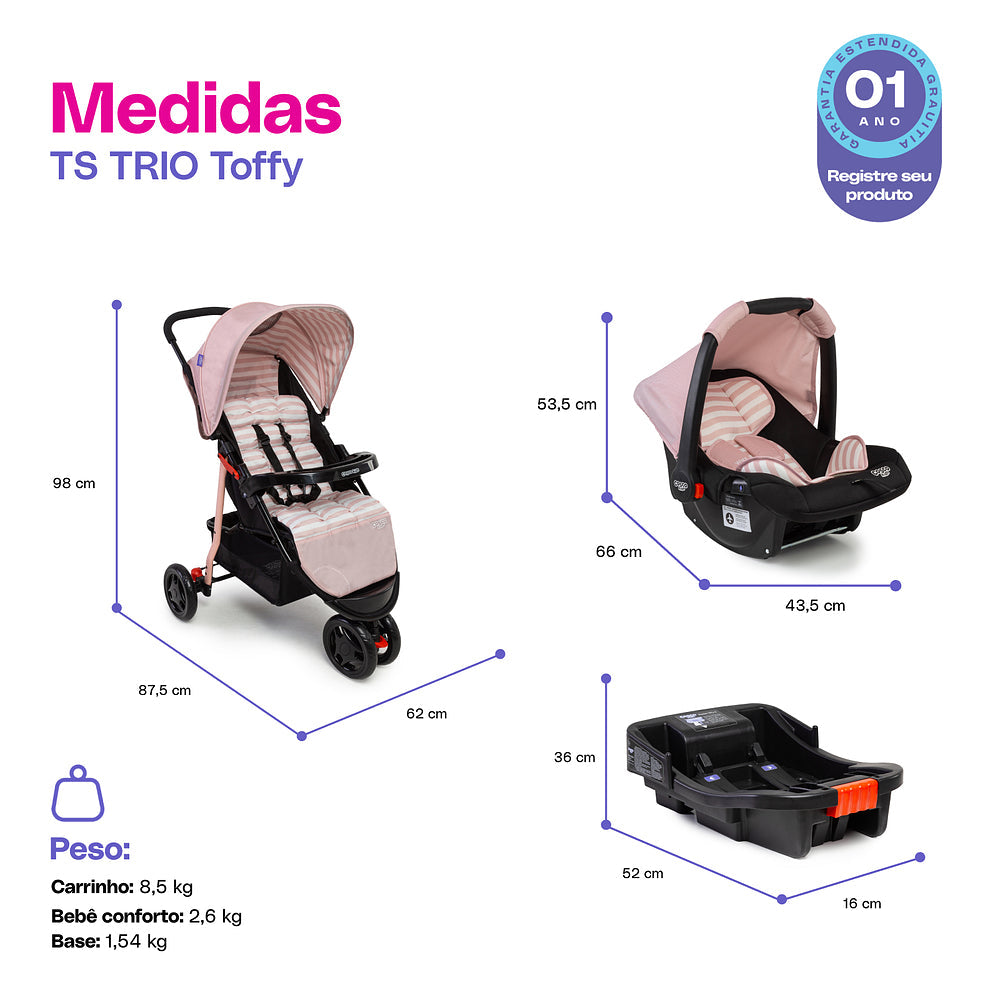 Travel System Toffy Trio