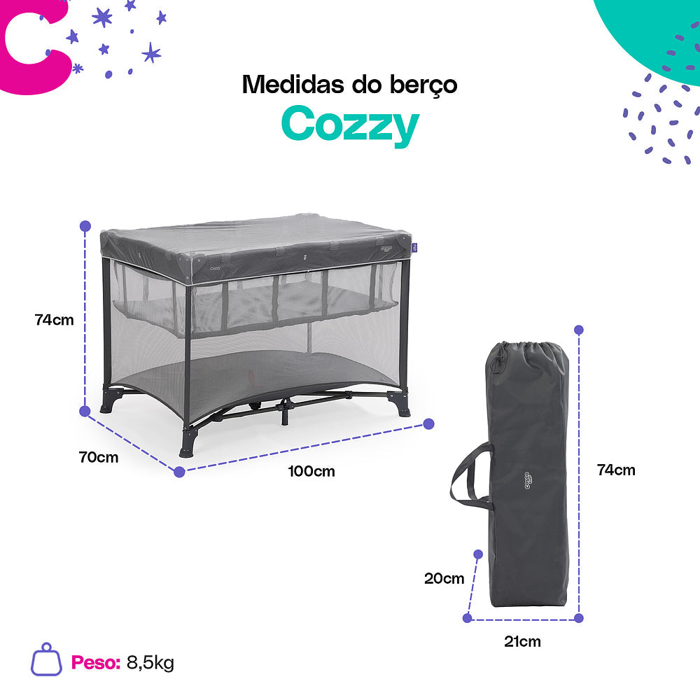 Berço Portátil Cozzy