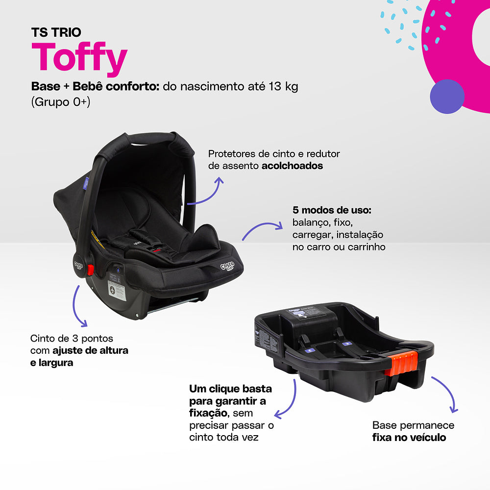 Travel System Toffy Trio