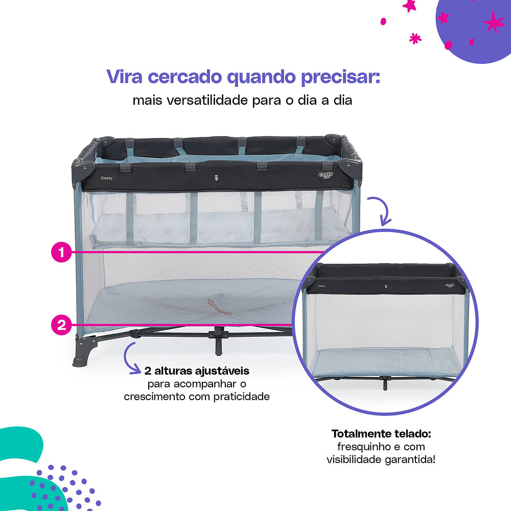 Berço Portátil Cozzy