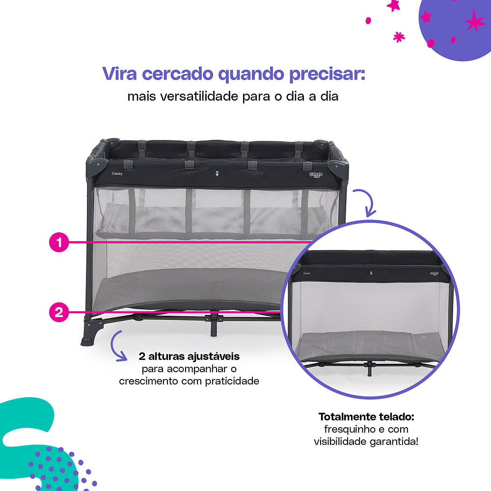 Berço Portátil Cozzy