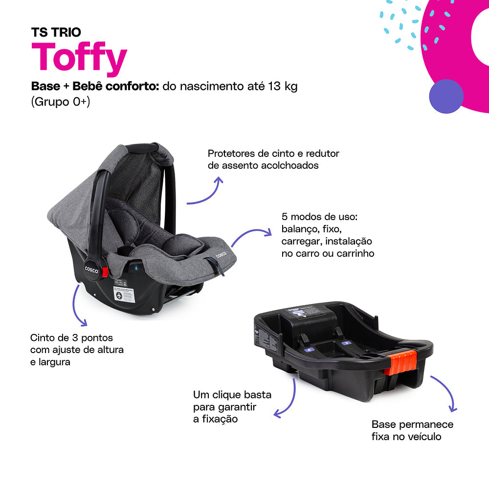 Travel System Toffy Trio