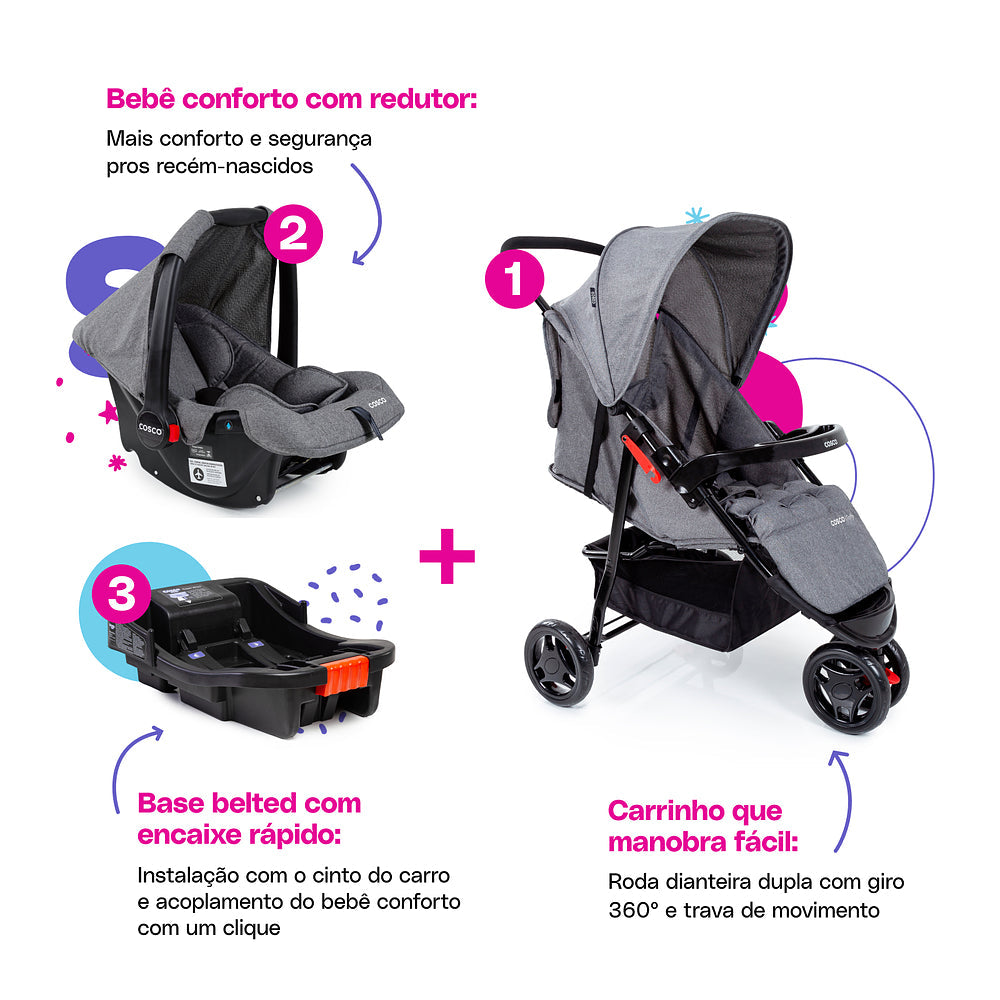Travel System Toffy Trio