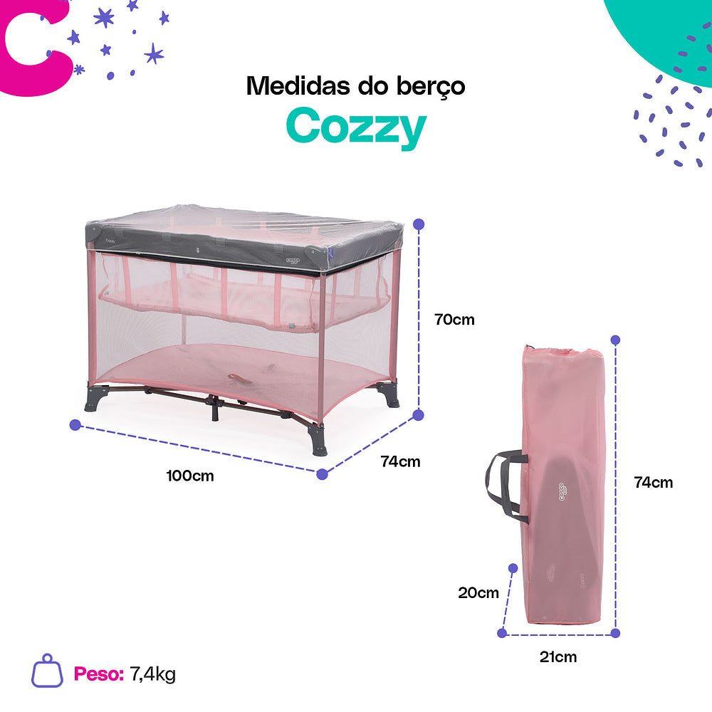 Berço Portátil Cozzy