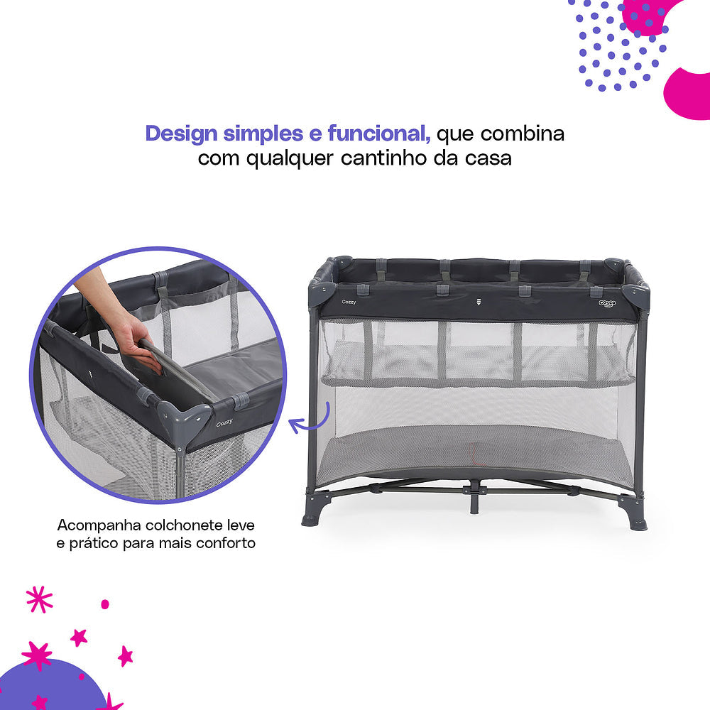 Berço Portátil Cozzy
