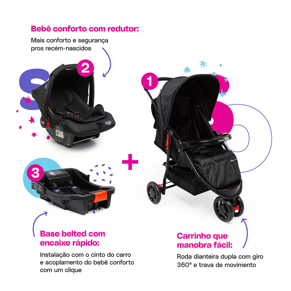 Travel System Toffy Trio